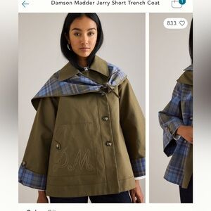 SOLD OUT EVERYWHERE: damson madder Jerry trench coat. Reversible new with tags